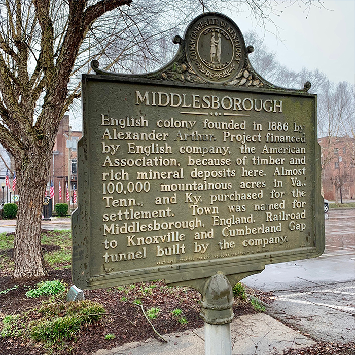 Historic plaque for Middlesborough